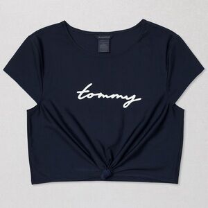 Tommy Hilfiger Navy Nautical Classiccore Americana Preppy Stretch NWT XL